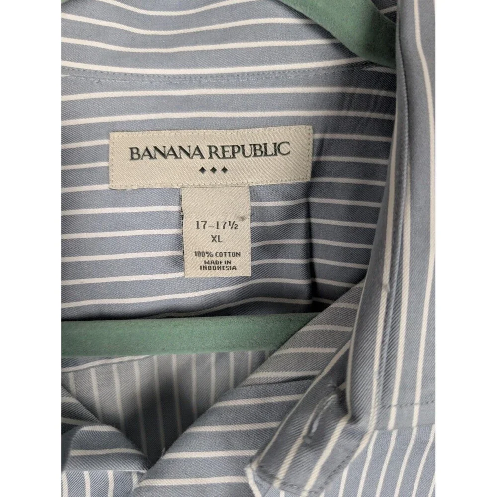 Banana‎ Republic Mens XL Striped Button Up Shirt